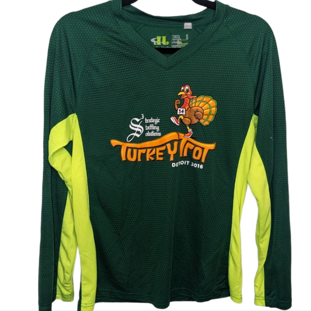 Leslie Jordan Detroit Turkey Trot Thanksgiving 2016 Long Sleeve Shirt Size S 🦃
